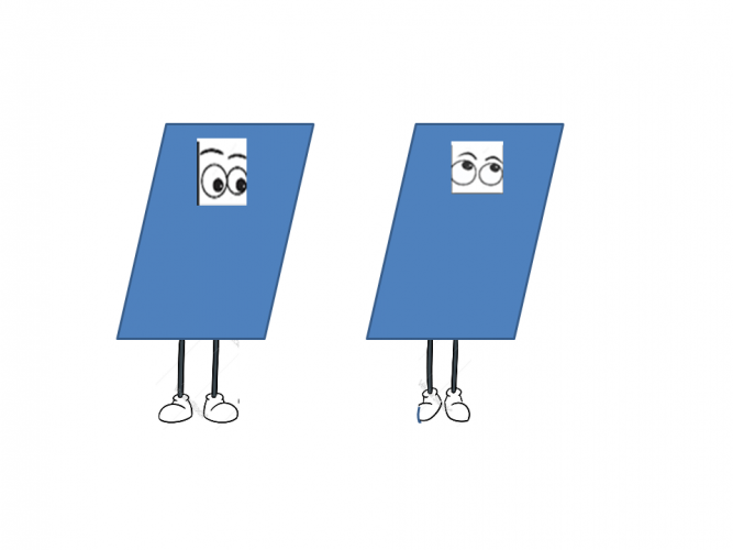 rectangles with eyes